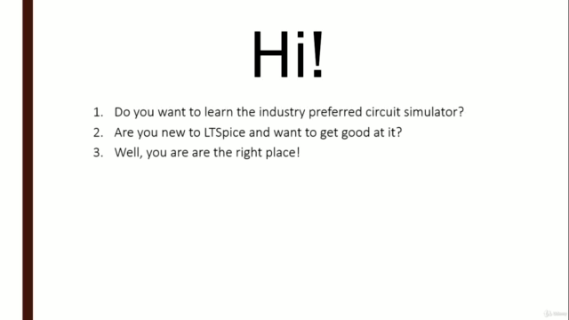 LTSpice from Beginner to Advanced – Screenshot 2