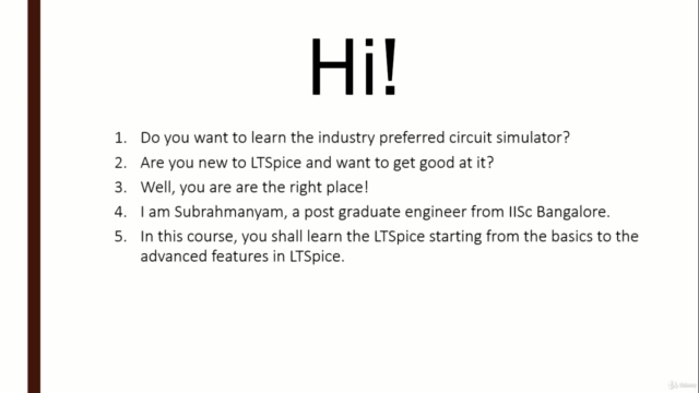 LTSpice from Beginner to Advanced – Screenshot 3