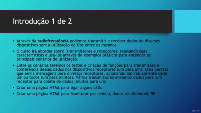 Arduino - Curso de Radio Frequência 433mhz – Screenshot 1
