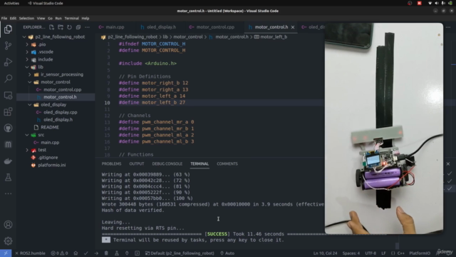 Hands on Robotics for Begginers by Line Following Wifi Robot – Screenshot 1