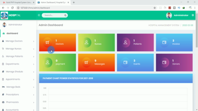 PHP Hospital System Using CodeIgniter Framework(2022) Part 2 – Screenshot 1