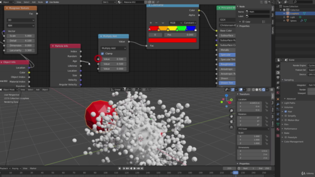 The Emitter particle course for Blender 2.8 and above – Screenshot 4