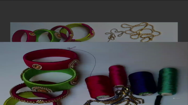 Silk thread bangles and earrings course – Screenshot 4