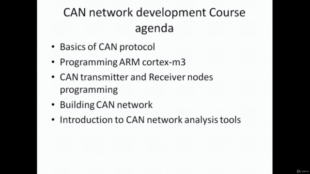 CAN network development course using ARM cortex m3 – Screenshot 4