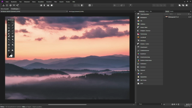 Affinity Photo-Tutorial – Grundlagen – Screenshot 1