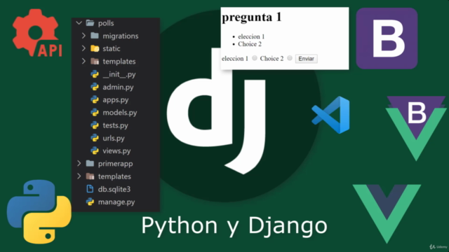 Legacy: Django 3 o 4 con Python +Integración Vue, Bootstrap - Screenshot_02