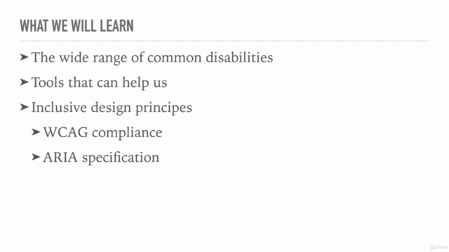 Web Design Accessibility Certificate – Screenshot 2