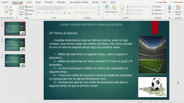 Curso Trader Esportivo para Escanteios – Screenshot 1