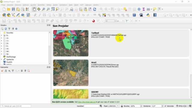 QGIS Desktop Harita Çizim Eğitimi – Screenshot 2