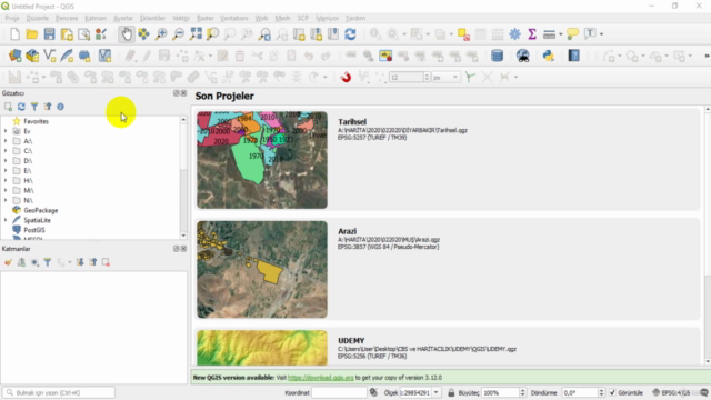 QGIS Desktop Harita Çizim Eğitimi – Screenshot 4