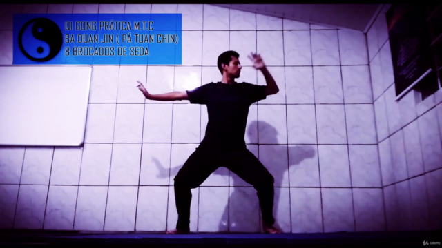 Qi Gong (Chi Kung) Prática Ba Duan Jin 8 brocados – Screenshot 2