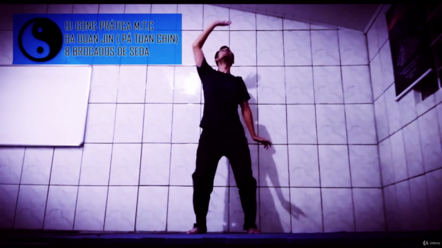 Qi Gong (Chi Kung) Prática Ba Duan Jin 8 brocados – Screenshot 3