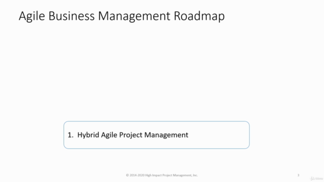 Agile BM 301 Enterprise-level Agile Business Management – Screenshot 1