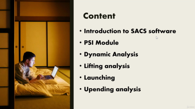 SACS software Course: Module I – Screenshot 2