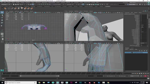 How to model a base mesh in Maya – Screenshot 3