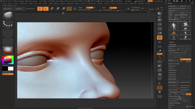 Sculpting Female Characters in ZBrush – Screenshot 3