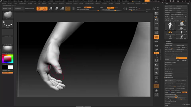 Sculpting Female Characters in ZBrush – Screenshot 4