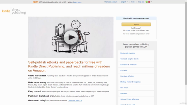Kindle (KDP) Advanced: Fast Track Training – Screenshot 4