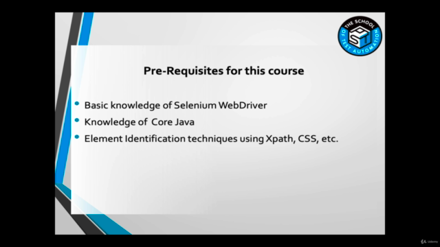 Advanced Selenium 4.0 Framework Development with Junit5 – Screenshot 1