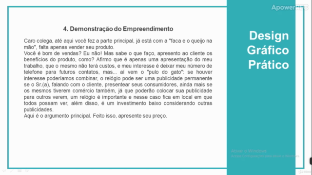 Design Gráfico de Relógios Publicitários – Screenshot 1