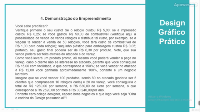Design Gráfico de Relógios Publicitários – Screenshot 2