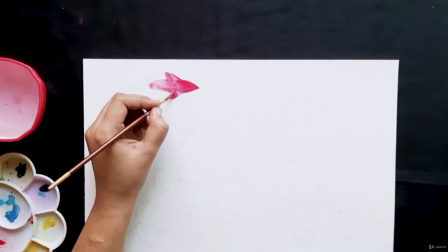 Modern Folk Art: Drawing and Painting fish – Screenshot 1