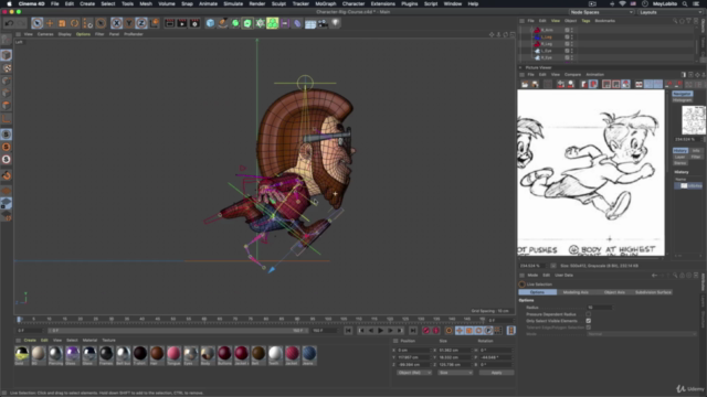 3D character rigging for animation in Cinema 4D Masterclass - Screenshot_02