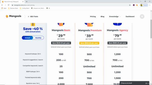 Introduction to SEO & Keywords Research with Mangools SEO – Screenshot 1