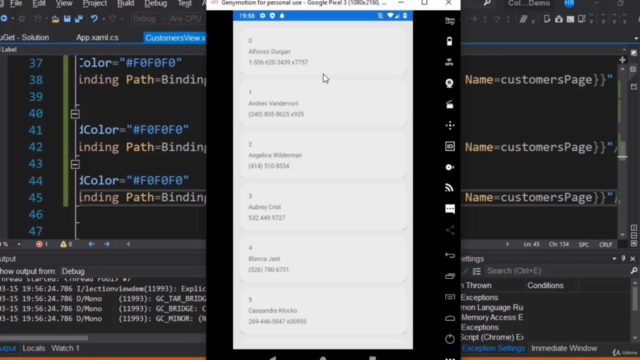 Xamarin Forms: CollectionView a Fondo – Screenshot 2