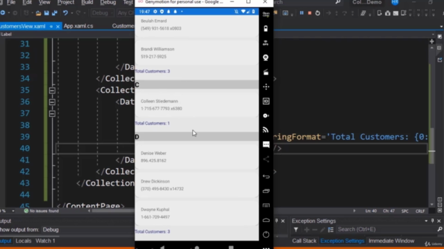 Xamarin Forms: CollectionView a Fondo – Screenshot 3