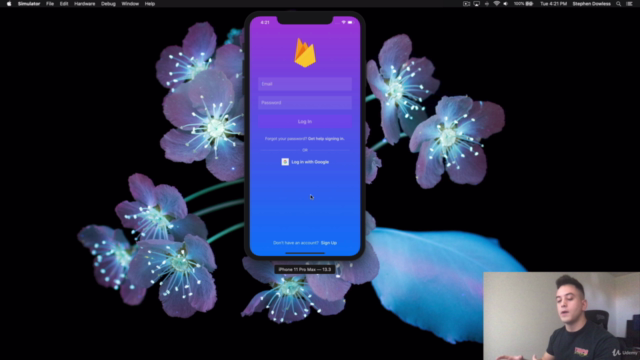 iOS 13 & Swift 5: Login, Sign Up & Onboarding with Firebase – Screenshot 1
