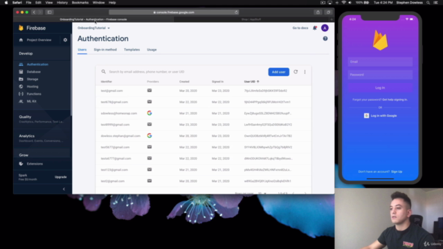 iOS 13 & Swift 5: Login, Sign Up & Onboarding with Firebase – Screenshot 2