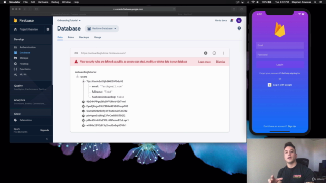 iOS 13 & Swift 5: Login, Sign Up & Onboarding with Firebase – Screenshot 3
