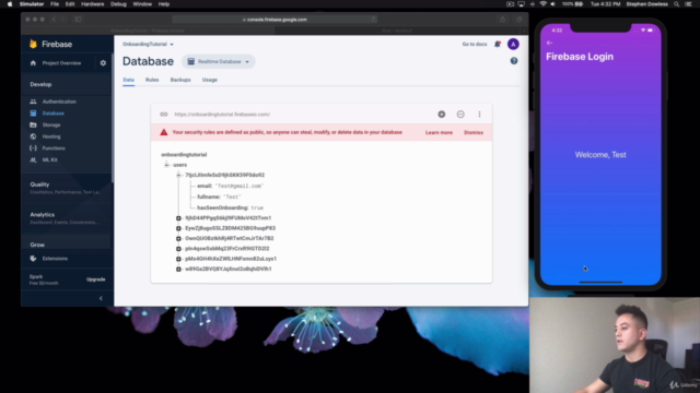 iOS 13 & Swift 5: Login, Sign Up & Onboarding with Firebase – Screenshot 4