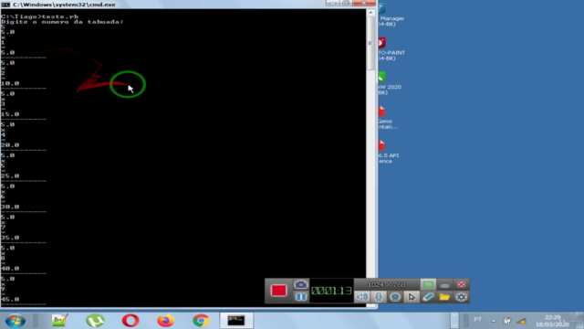 Programação básica em Ruby – Screenshot 4