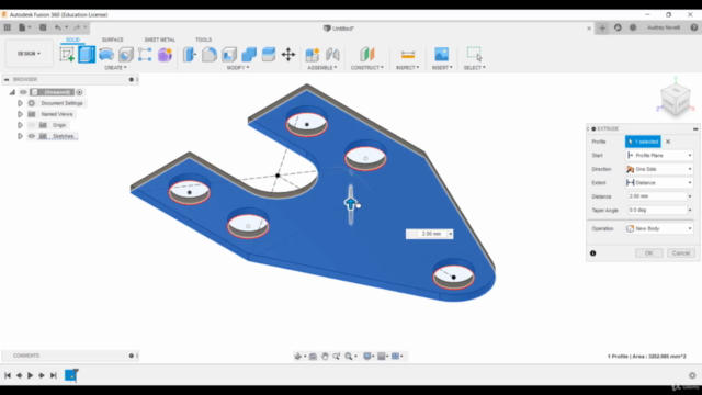Modelagem 3D no Fusion 360 Autodesk – Screenshot 3