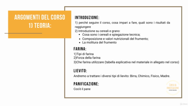 Corso di panificazione-Tecniche e teoria per creare il Pane – Screenshot 1