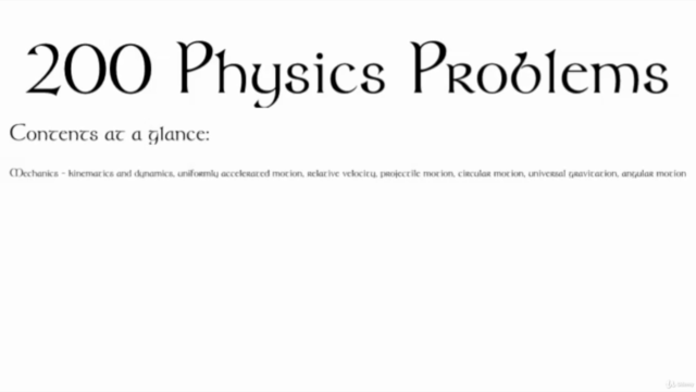 200 Physics Problems – Screenshot 1