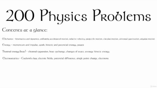 200 Physics Problems – Screenshot 2