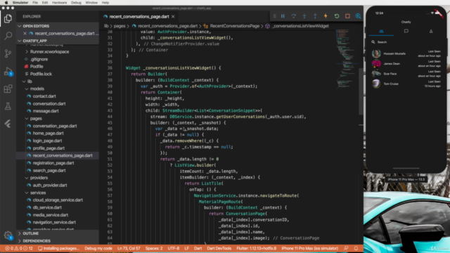 Build A Chat Application With Firebase, Flutter and Provider – Screenshot 4