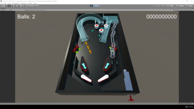Unity Game Tutorial: Pinball 3D - Screenshot_01