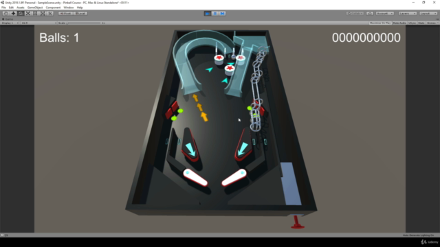 Unity Game Tutorial: Pinball 3D - Screenshot_02