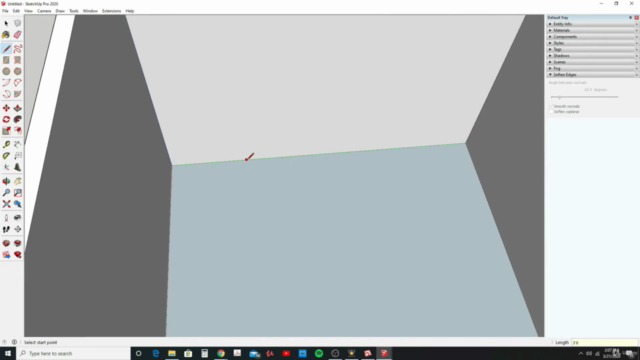 SketchUp 2020 Interior Room Design – Screenshot 1