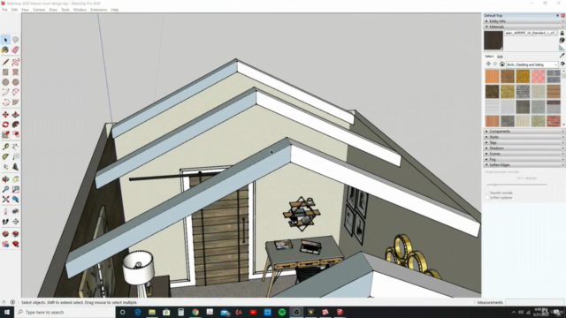 SketchUp 2020 Interior Room Design – Screenshot 4