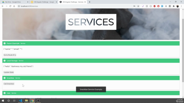 100 Angular Challenge – Screenshot 1