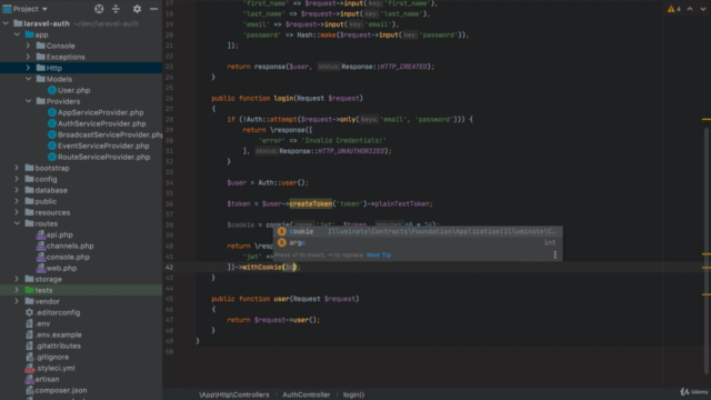 React and Laravel Authentication: Forgot and Reset Password – Screenshot 1