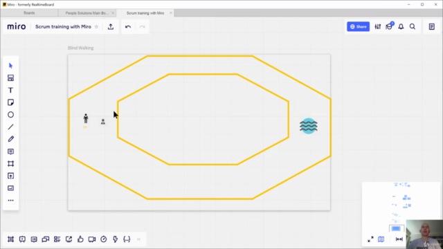 How to facilitate online Scrum and Agile training with Miro – Screenshot 1