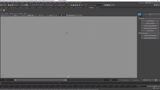 Introducción al modelado y creación de personajes con MAYA – Screenshot 1