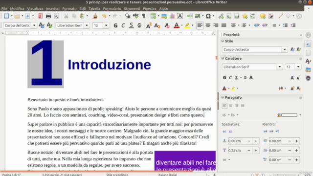 Impara LibreOffice ora, usa la suite GRATUITA: Impress! – Screenshot 1