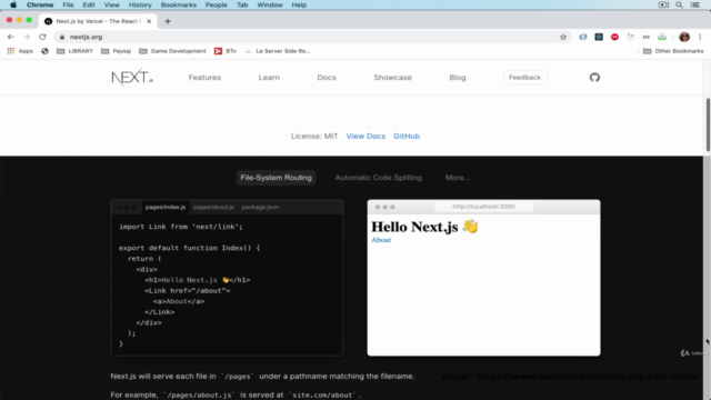 Développer des applications universelles avec NextJS – Screenshot 3